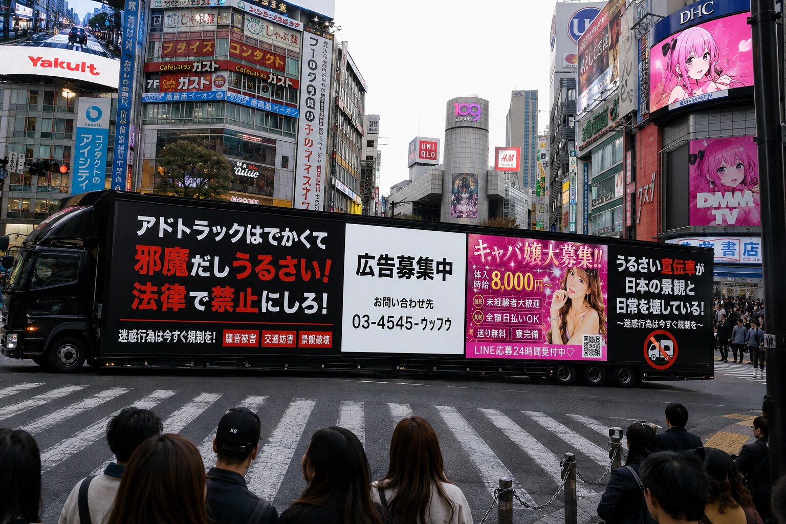 アドトラックを禁止にしろー！(大音量)