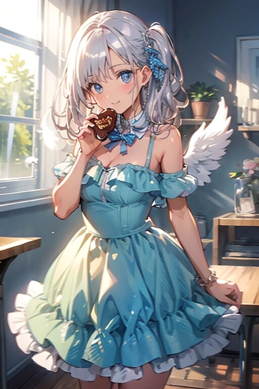 銀のエンゼル450 | の人気AIイラスト・グラビア