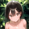 手ブラ巨乳美少女 2枚目