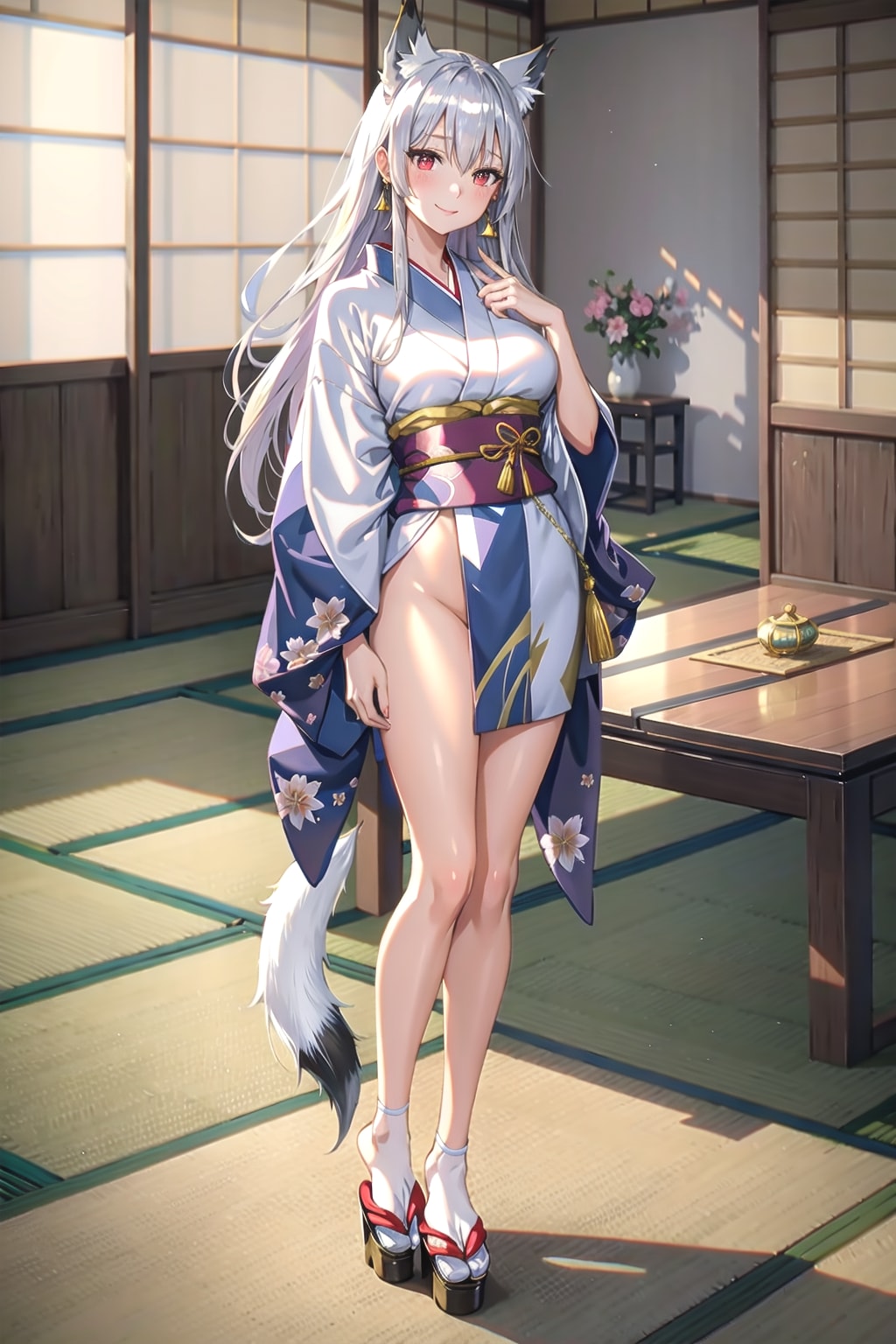 和室の人妻さん