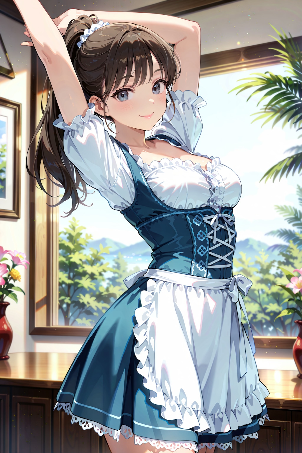 【撮影会】洋館のディアンドル娘 Z728