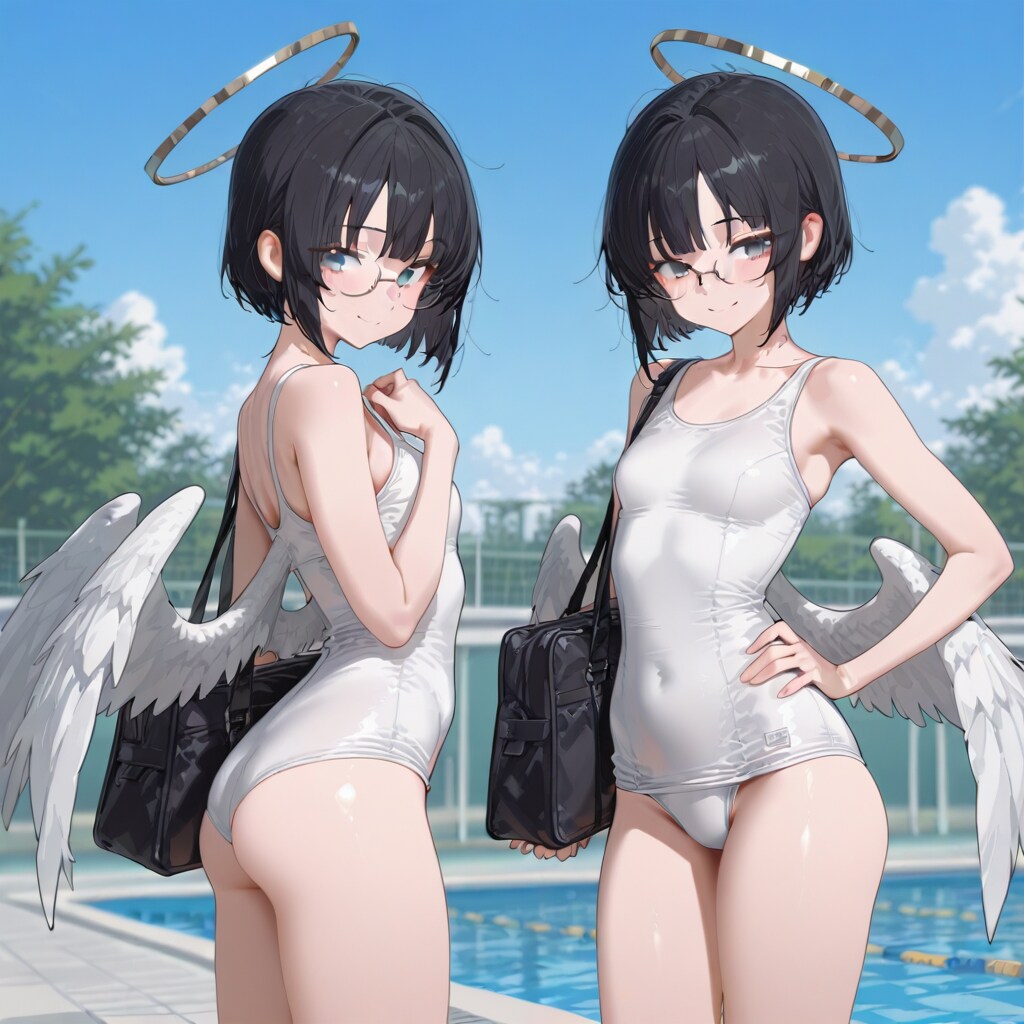 白スク天使さん！