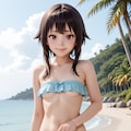 めぐみん on the BEACH【Model：arondel_v1】 4枚目