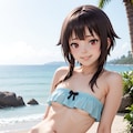 めぐみん on the BEACH【Model：arondel_v1】 3枚目