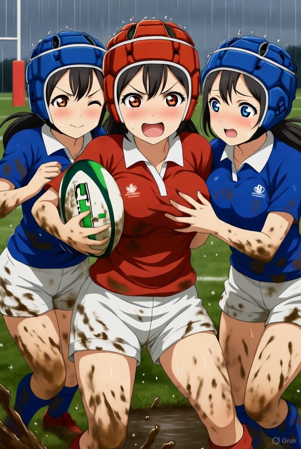 🏉泥まみれの女子ラグビー 157