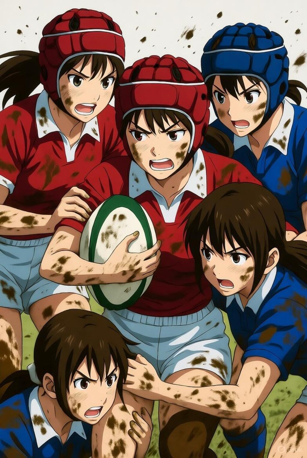 🏉泥まみれの女子ラグビー 157