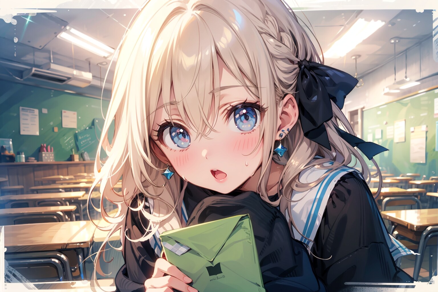 なになに？手紙？ありがとっ