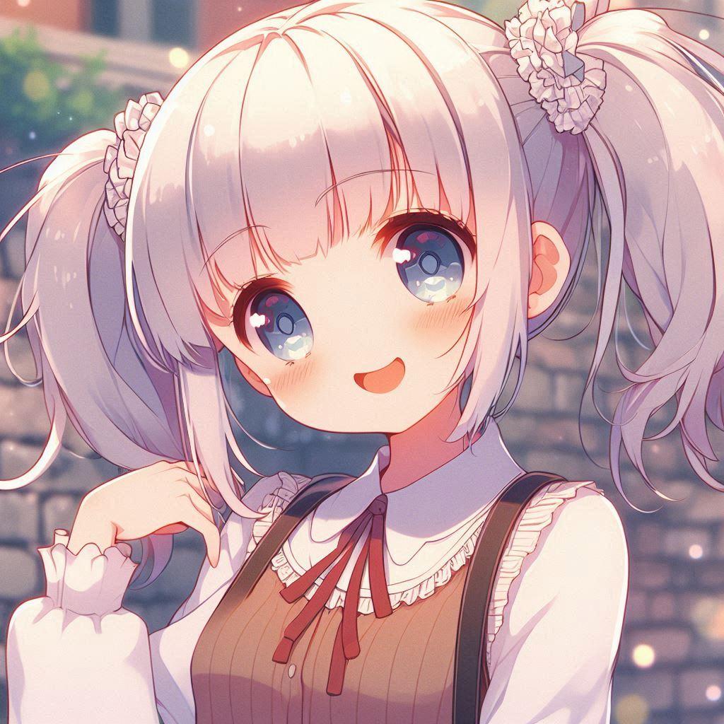 白髪の可愛い女の子【94】 | の人気AIイラスト・グラビア