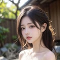 温泉の美女 2枚目