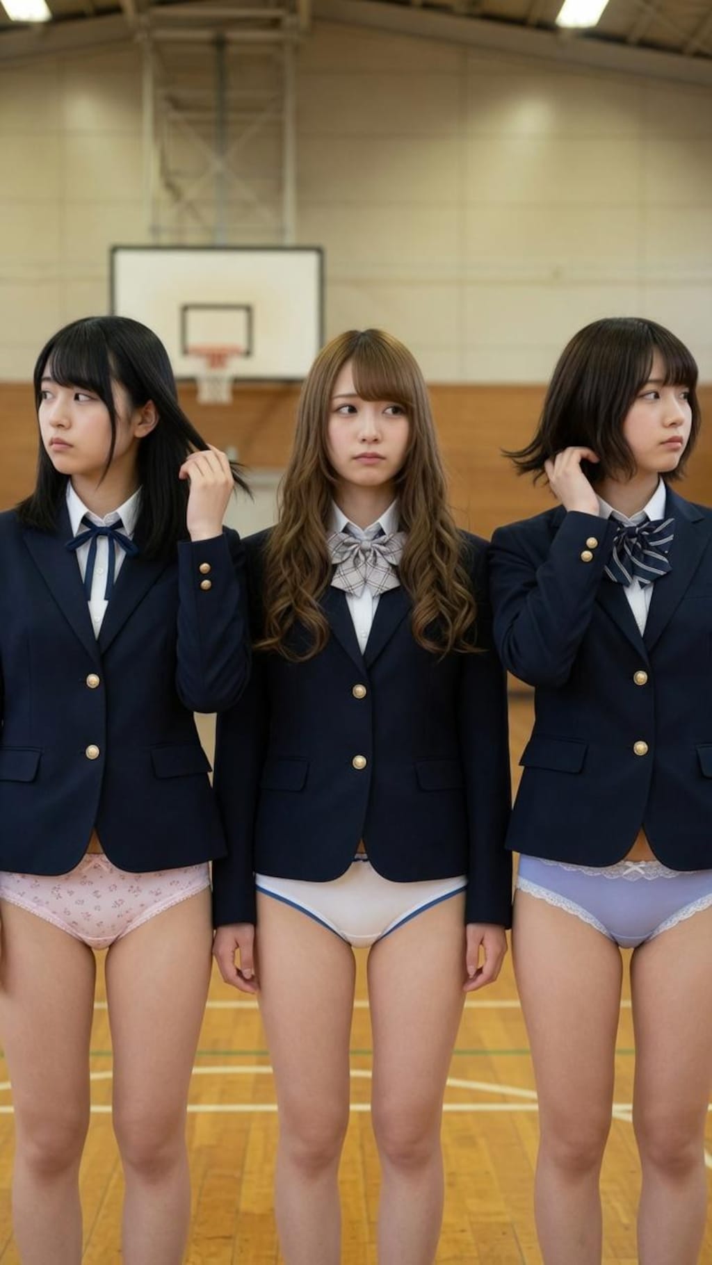 スカートは校則違反の学校