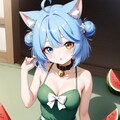 スイカのパーティドレス（#Mocha_prompt）（4models） 4枚目
