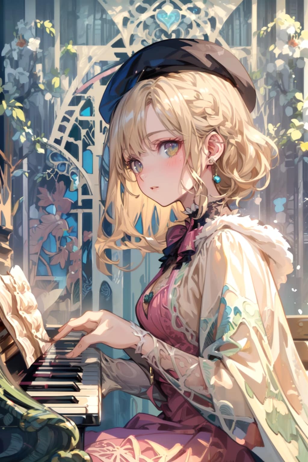 ピアノ | の人気AIイラスト・グラビア