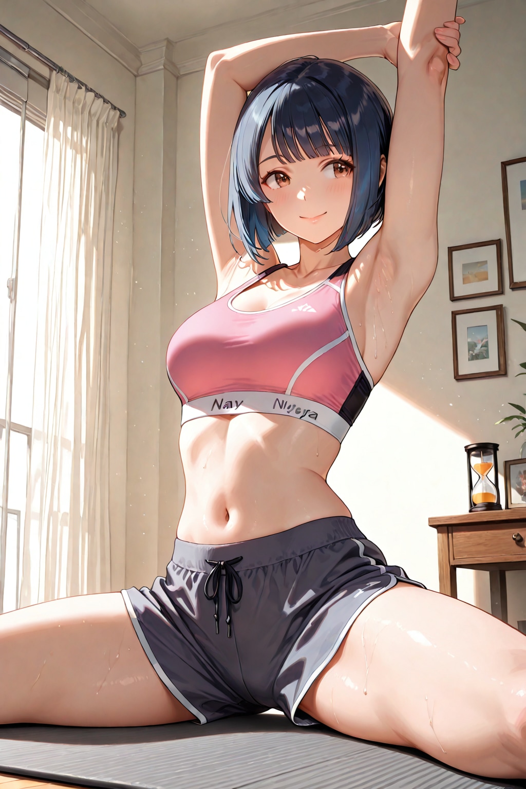 ストレッチしちゃう女子