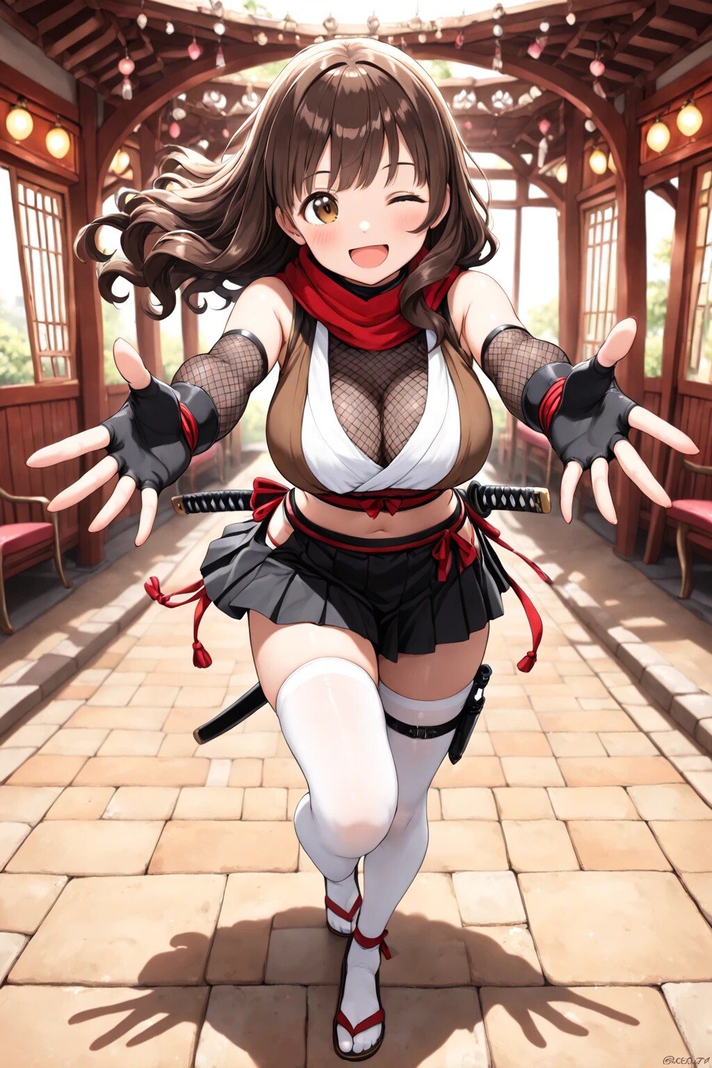ブランカ　オニユリ（くノ一風茶髪のお姉さんR）