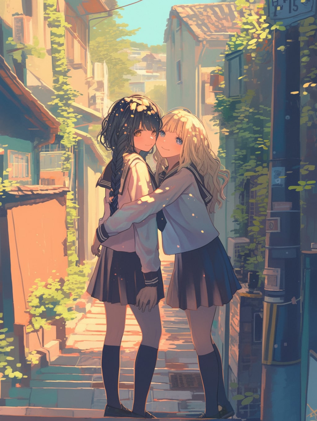 キスしたい二人のJK37