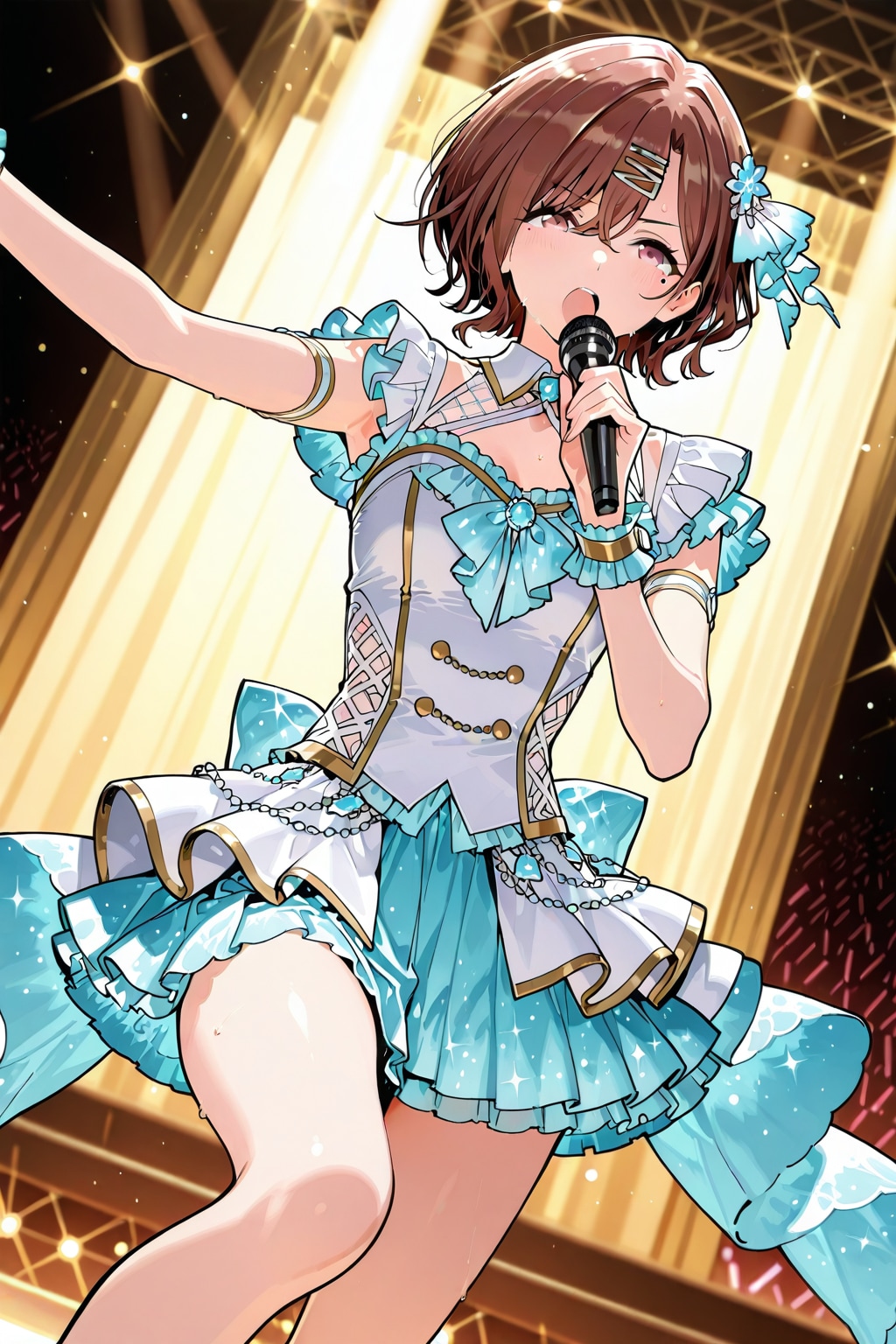 【コンサート】樋口円香　新作衣装を着て歌う。