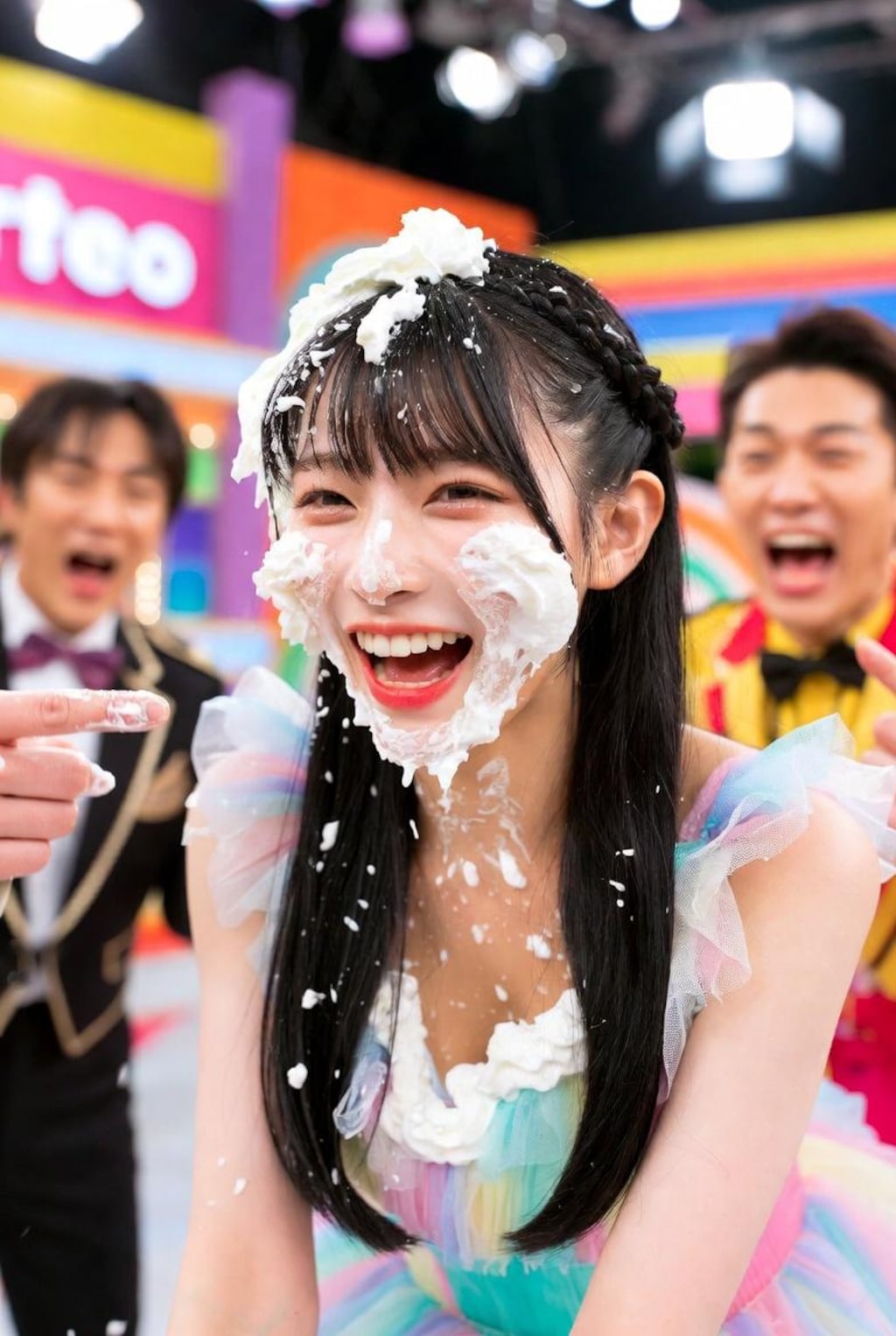 パイ投げ後
