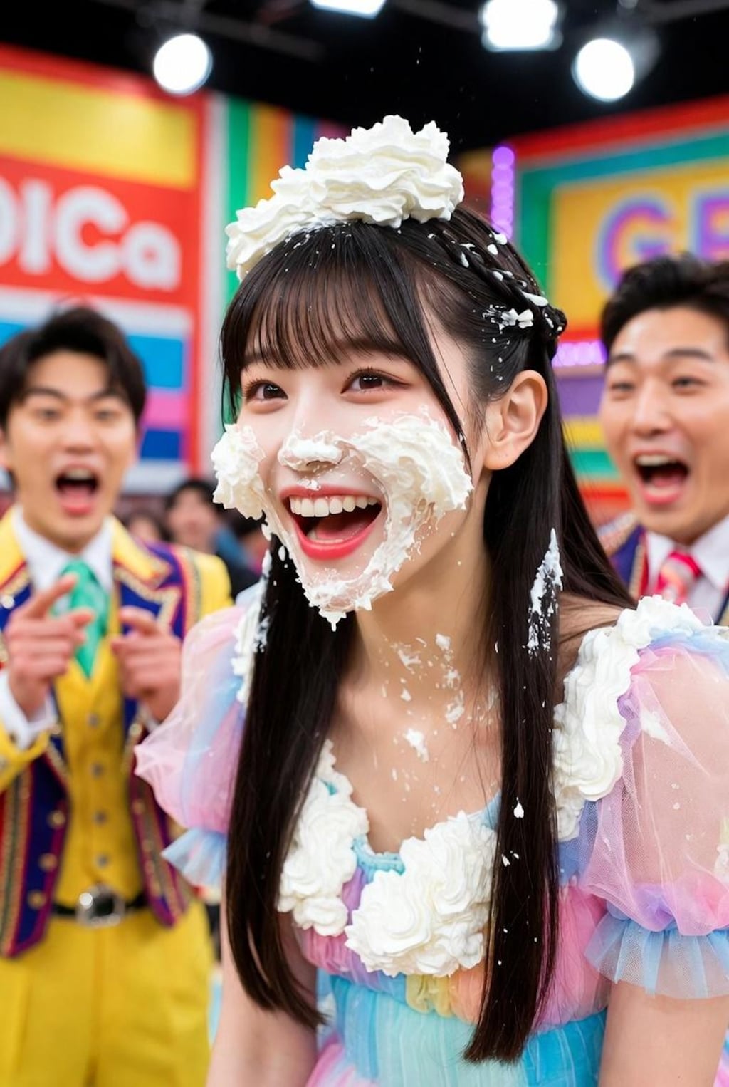 パイ投げ後