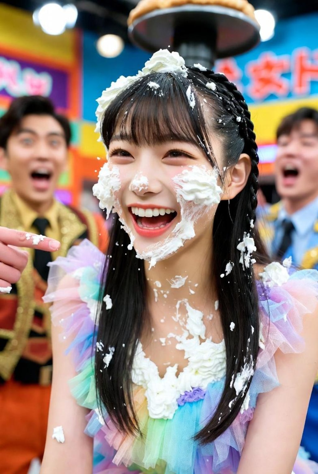 パイ投げ後