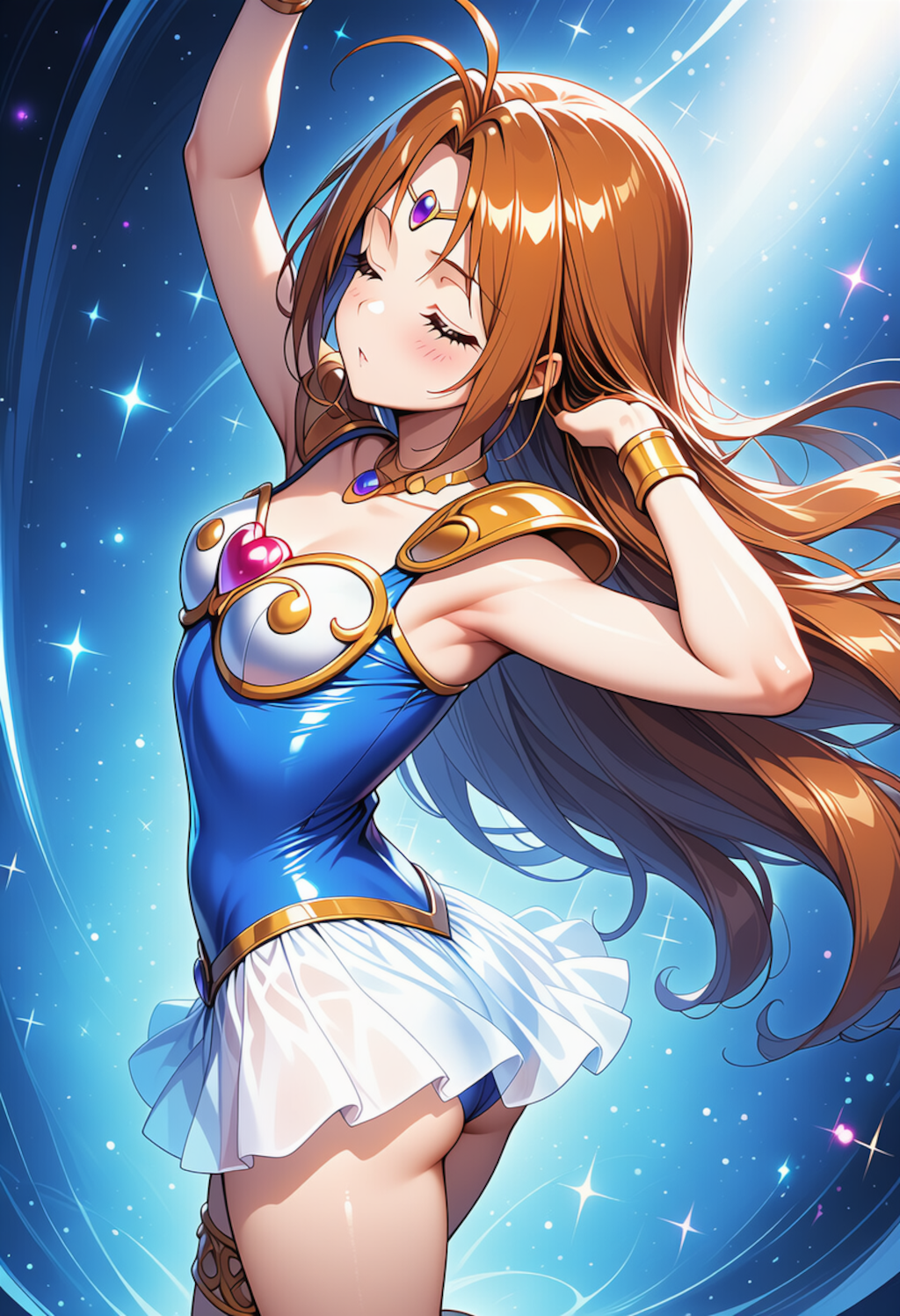 変身中のリリィちゃん