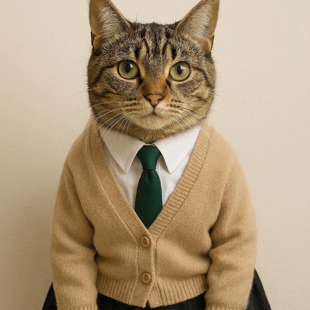女子校に入学した猫