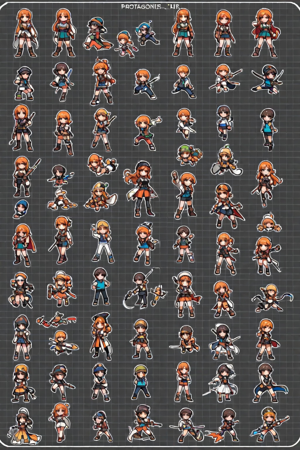 仮想ゲームキャラクター試作