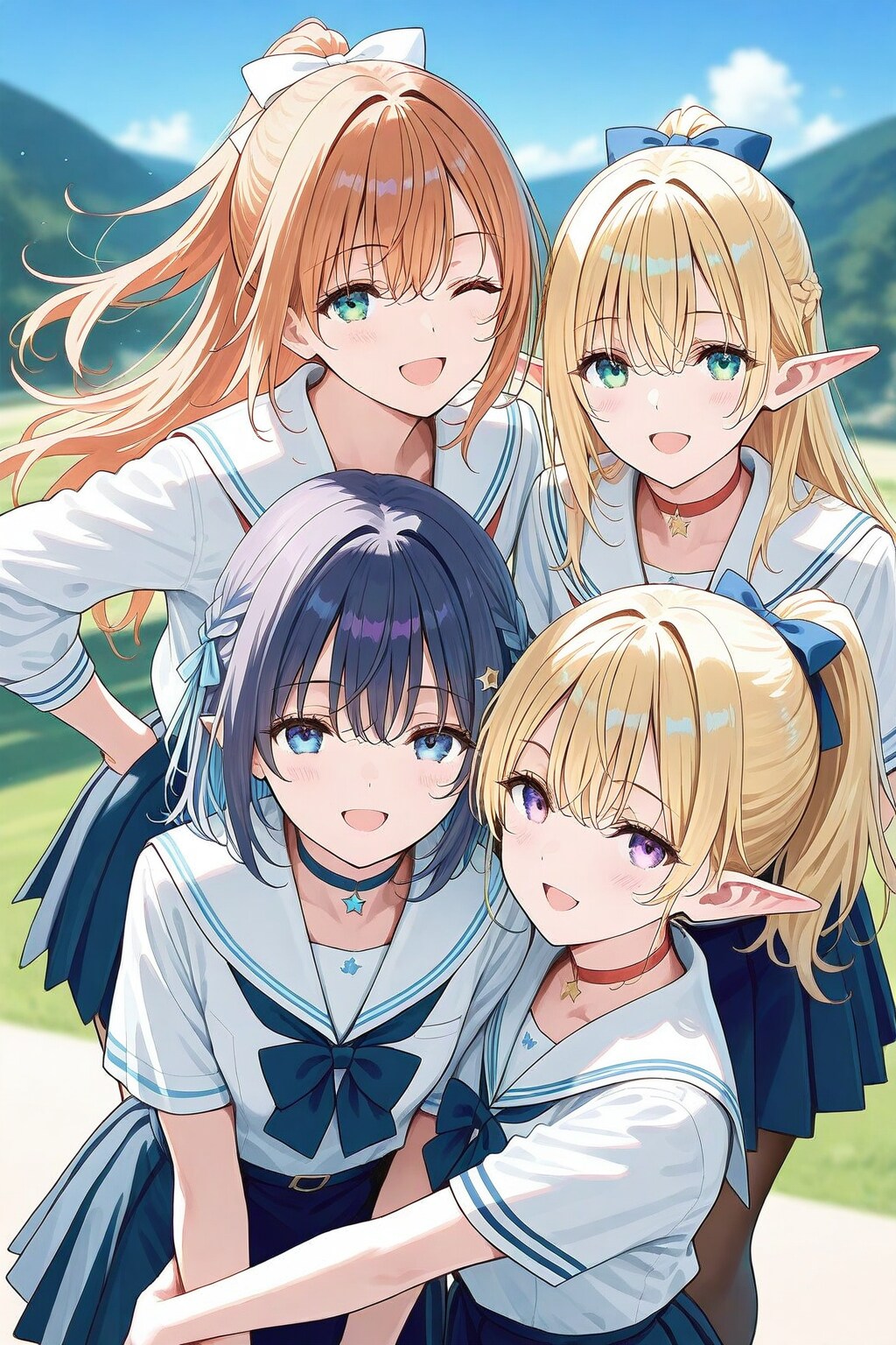 エルフ四姉妹