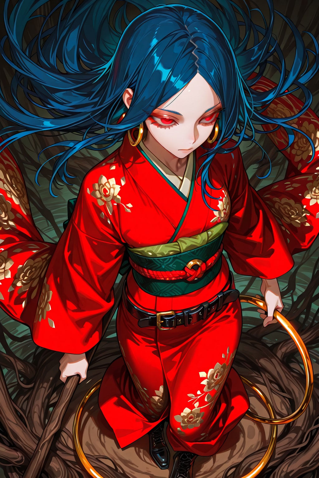 青い子完成間近。