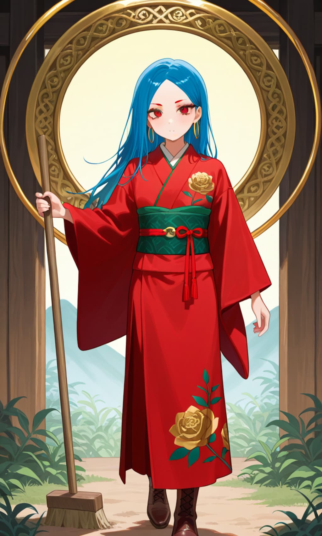 青い子完成間近。