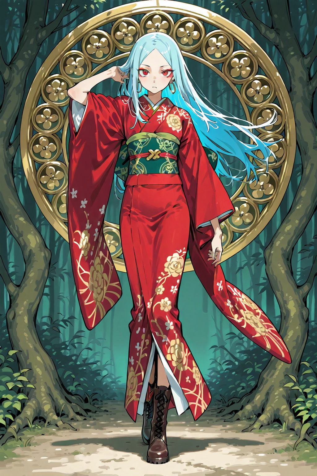 青い子完成間近。