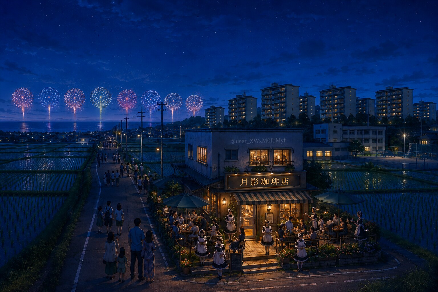 田園地帯の「月影珈琲店」　３