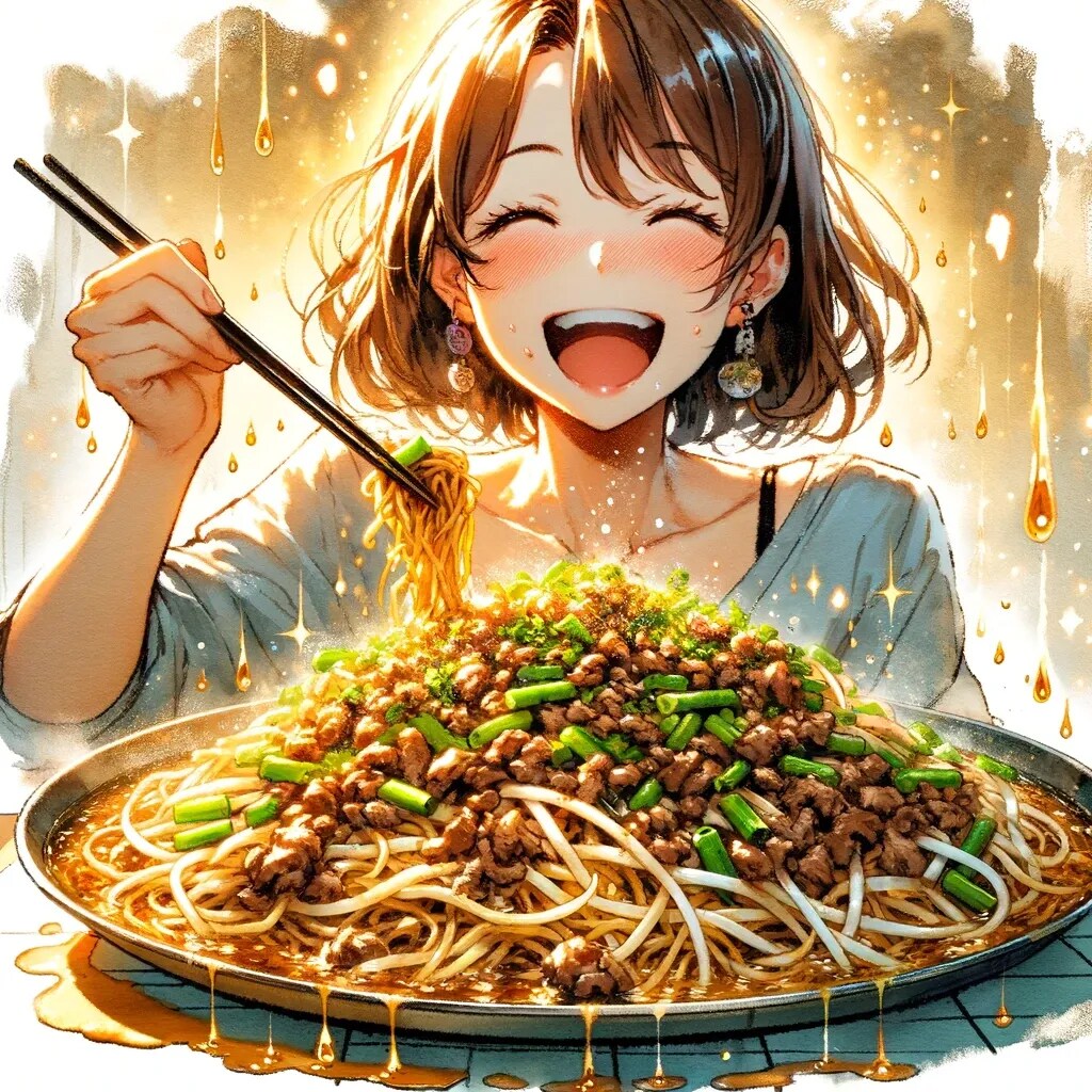 ビールに合う肉もやし炒め
