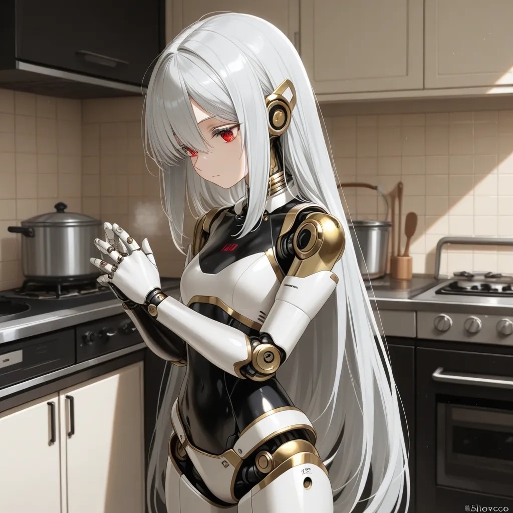 料理て。。どうしたらいいのですか　悩む戦闘用アンドロイド