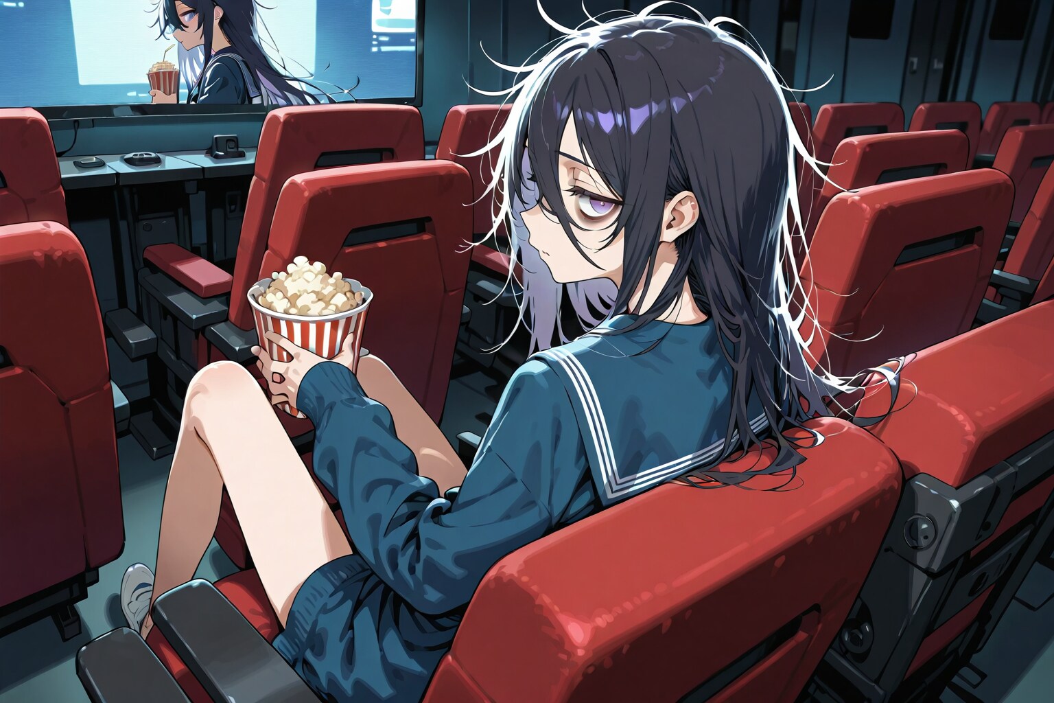 映画のつもりが自分を見ていた。
