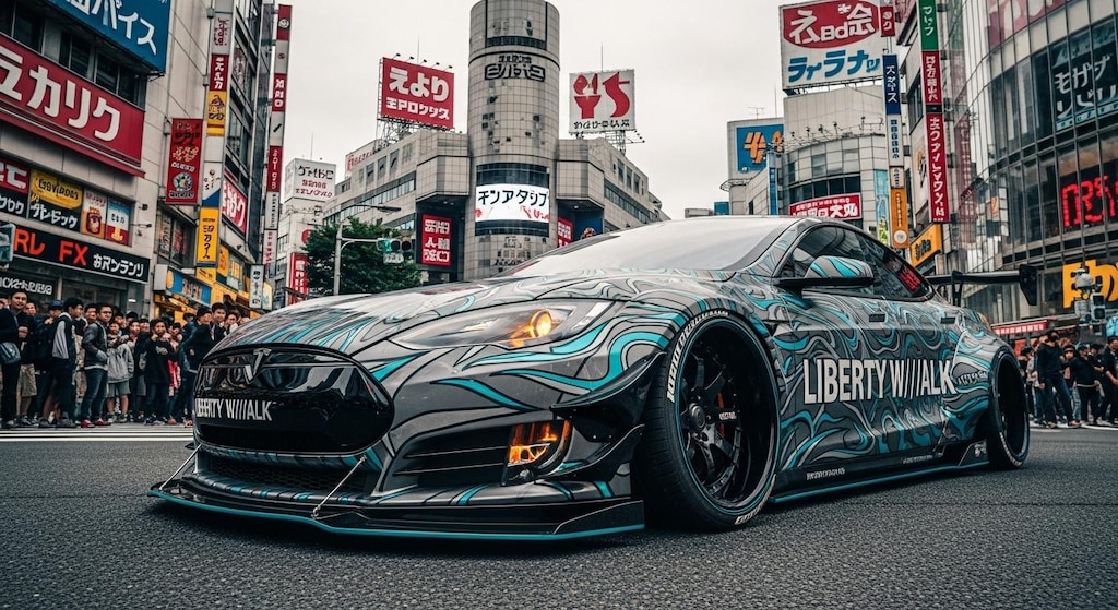 リバティーウォークテスラ