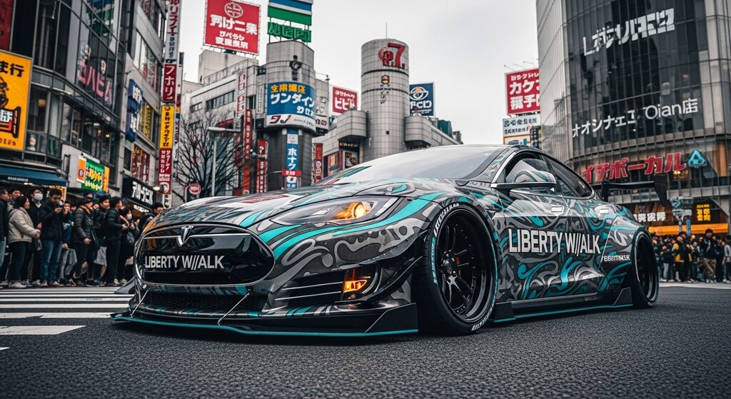 リバティーウォークテスラ