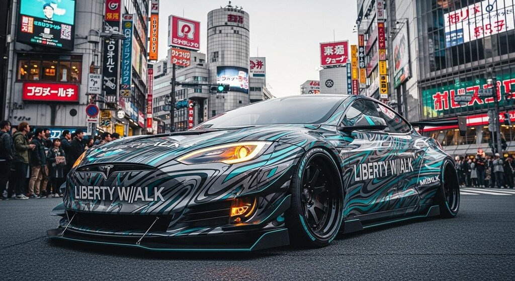 リバティーウォークテスラ