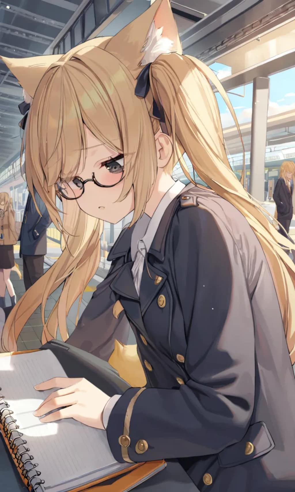 まや「ねむ、ふぅ」こるり「真面目だねえ」まや「テスト勉強せえよ」