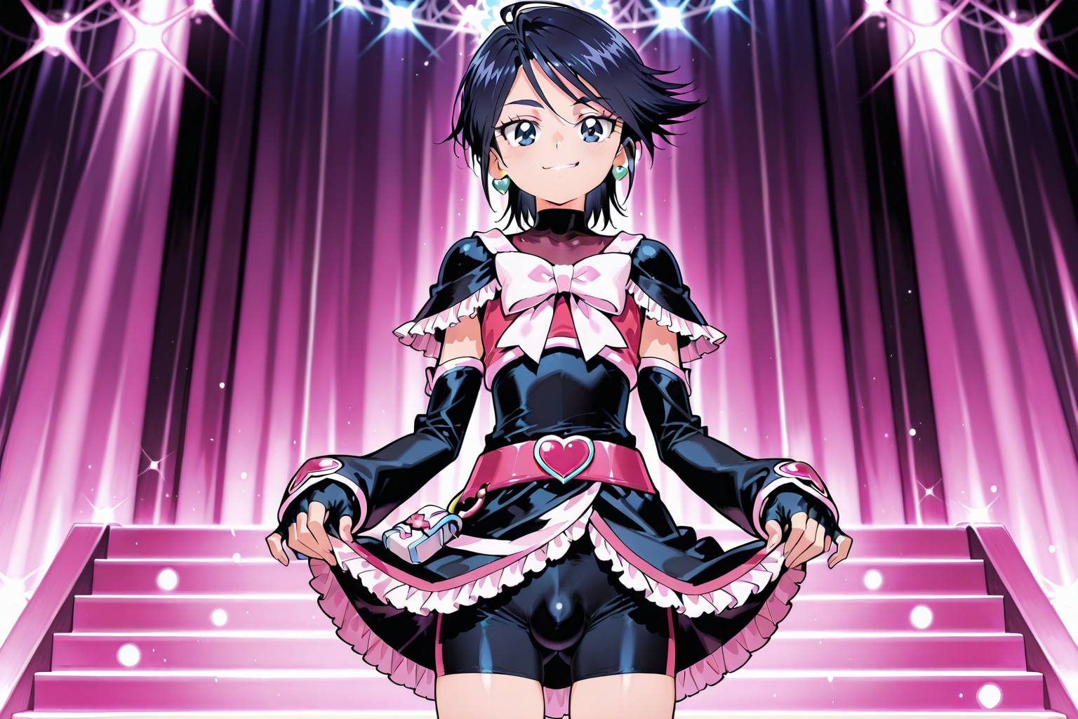 某アニメキャラにコスプレした男の娘