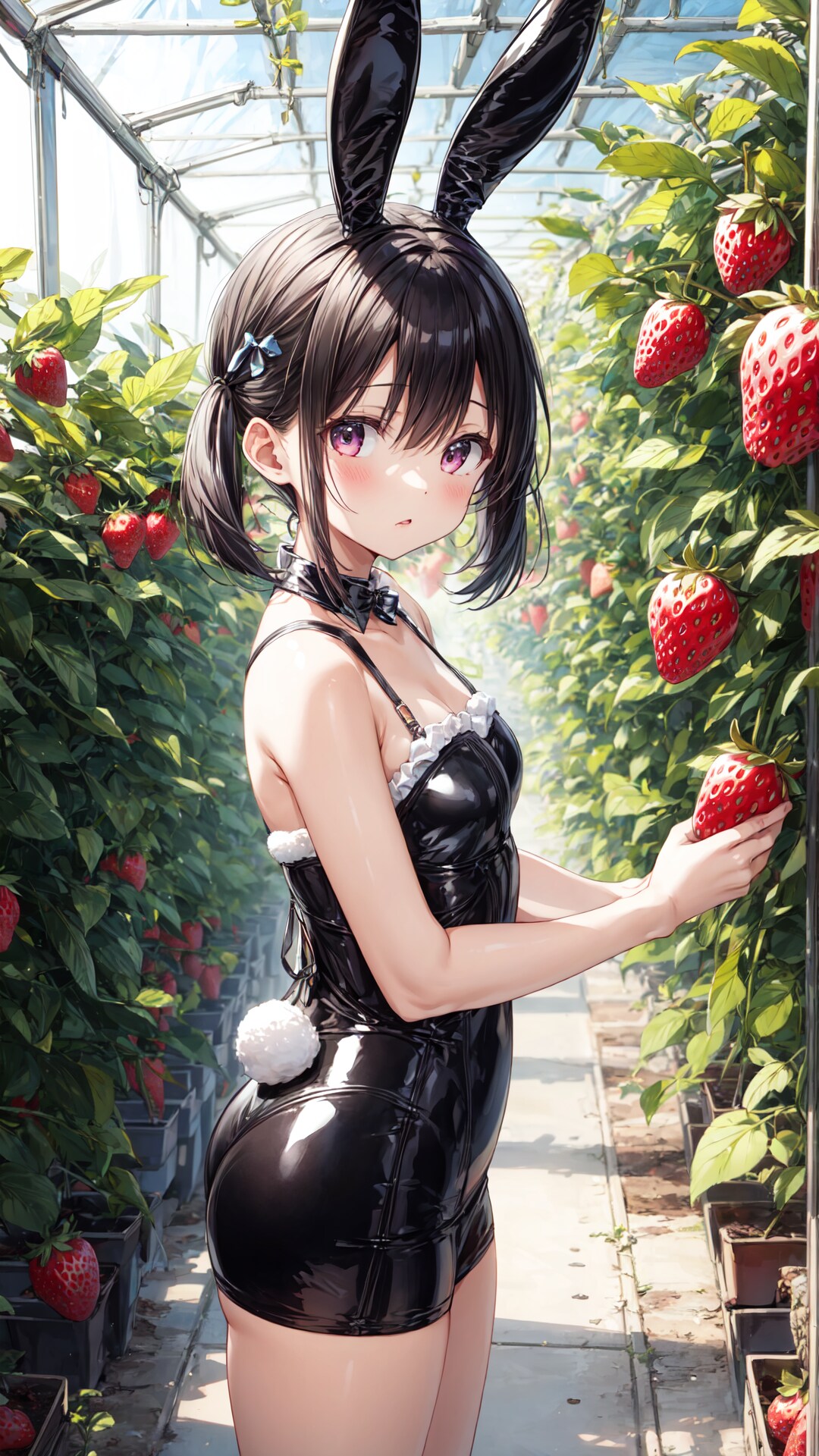 イチゴと女の子