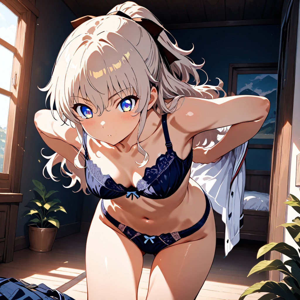友利奈緒着替え中