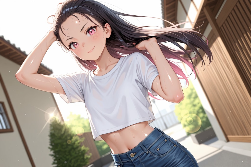 【本日の板野ちゃん】「すっごい暑いね～・・・」