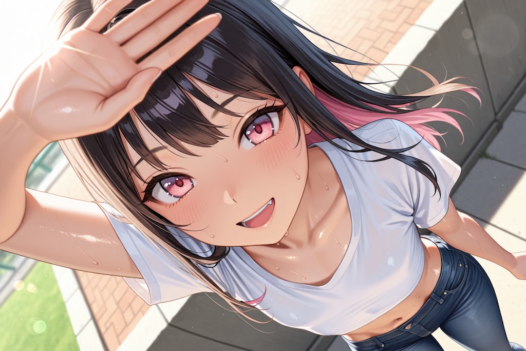 【本日の板野ちゃん】「すっごい暑いね～・・・」