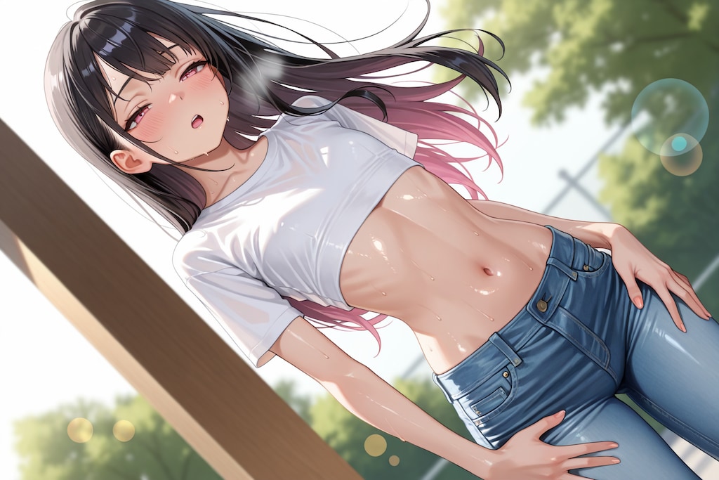 【本日の板野ちゃん】「すっごい暑いね～・・・」