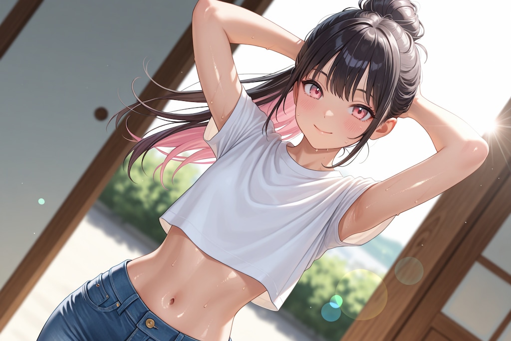 【本日の板野ちゃん】「すっごい暑いね～・・・」