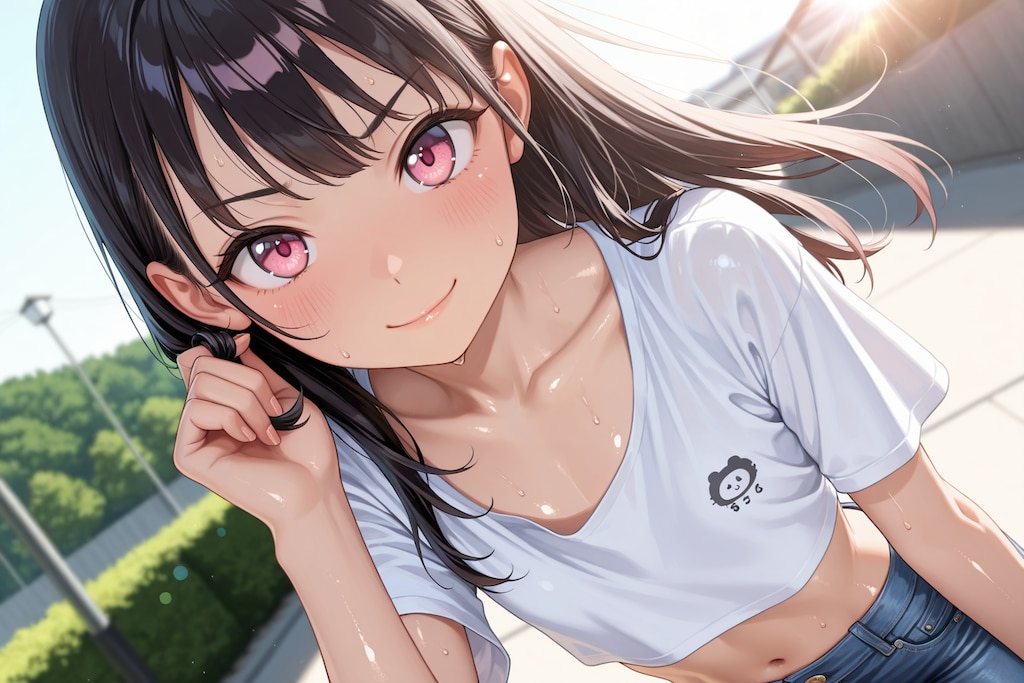 【本日の板野ちゃん】「すっごい暑いね～・・・」