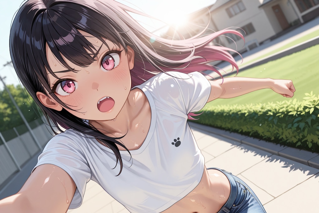 【本日の板野ちゃん】「すっごい暑いね～・・・」