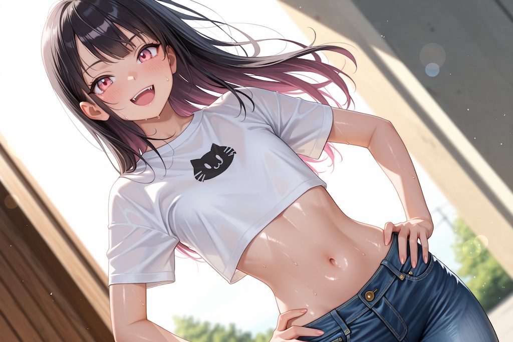 【本日の板野ちゃん】「すっごい暑いね～・・・」
