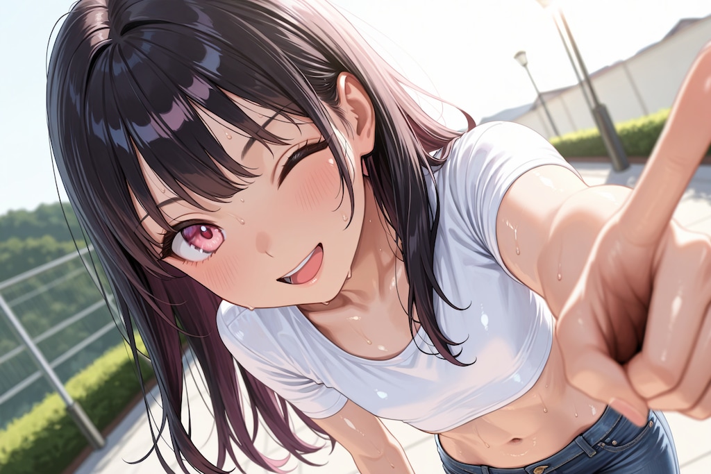 【本日の板野ちゃん】「すっごい暑いね～・・・」