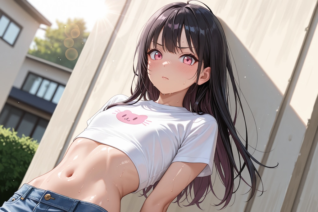 【本日の板野ちゃん】「すっごい暑いね～・・・」